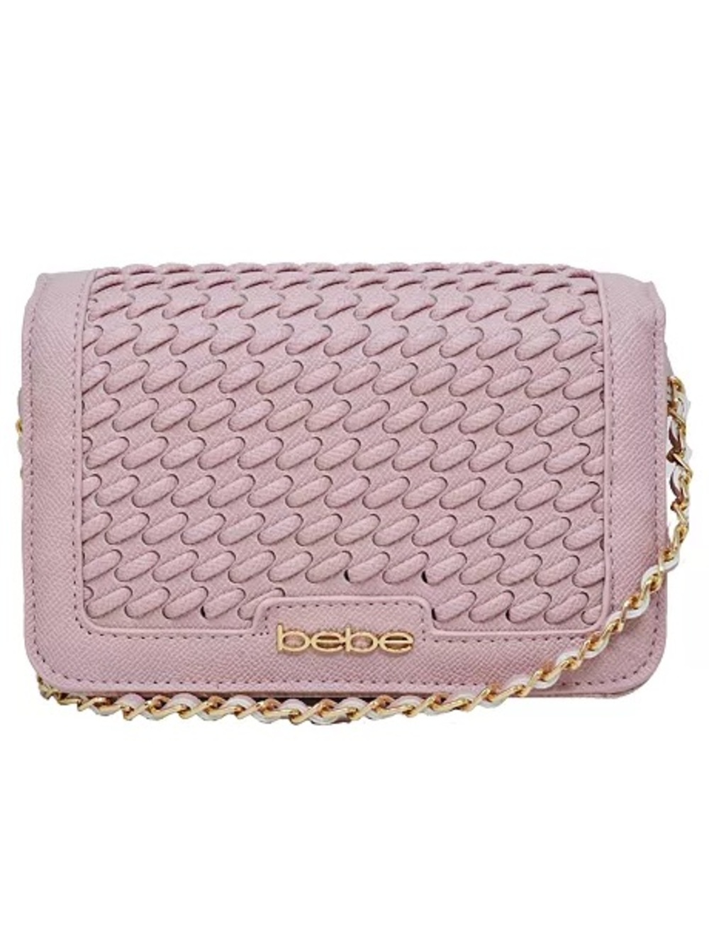 bebe Katriel Mini Crossbody Bag in powder pink, like new, excellent condition